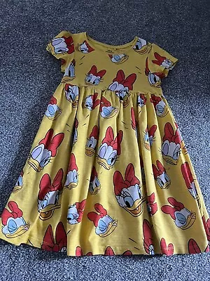 Girls Next Disney Daisy Duck Dress Age 6-7 • £6.99