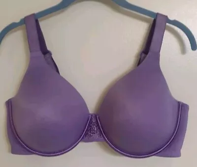 Womens Vanity Fair Beautiful Benefits Underwire Bra Size 40D Purple • $6