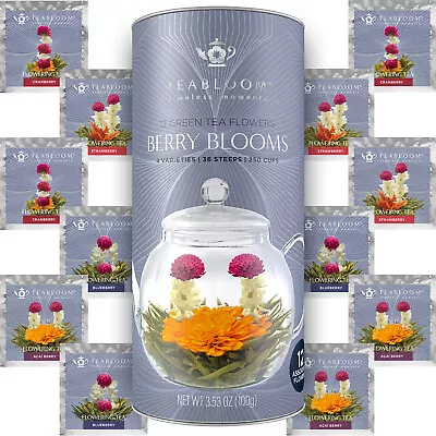 $23.95 • Buy Teabloom Berry Variety Blooming Tea Canister
