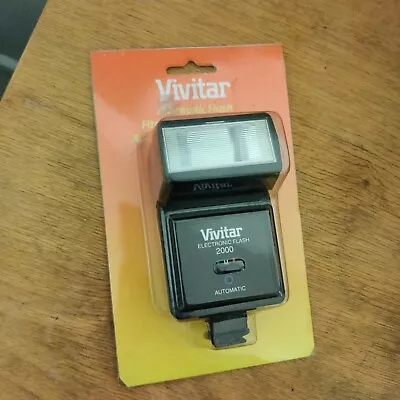 Vivitar 2000 Automatic Flash - Fits Most SLR Cameras 231544C BRAND NEW • $14.99