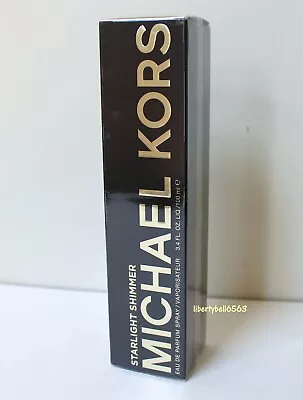 MICHAEL KORS STARLIGHT SHIMMER EAU DE PARFUM SPRAY 3.4 Oz /100ml NEW SEALED BOX • $84.95