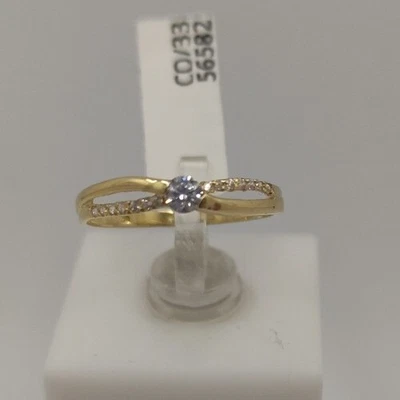 Ring Gold 18k 750 Mls. With Circonitas. Ref 56582 • £160.54
