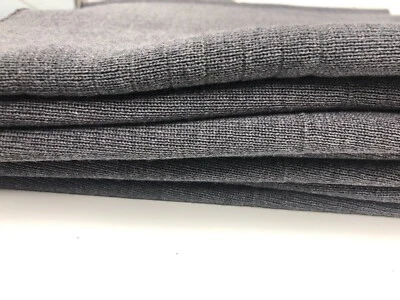 14m Merino Wool Knit Rib Stretch Fabric For Apparel Trim Cuffs Waistband Ribbing • £0.99