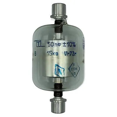 50pF 15000V 15kV 10% High Voltage Vacuum Capacitor OTK • $21.10