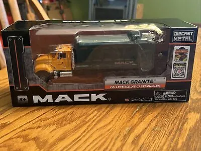 Wonderlanes Mack Granite Garbage Truck Scale 1/50 Die-Cast Collectible Cool NIP • $25