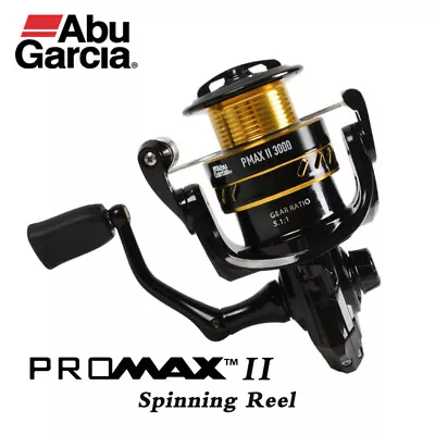 Abu Garcia PMAXII Spinning Reel 7+1BB Fishing Reel Add The Shallow Spool Model • $88.99