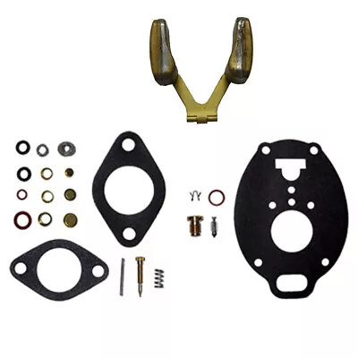 Economy Carburetor Kit W Float Fits Marvel Schebler Fits John Deere M 40 420 430 • $38.99