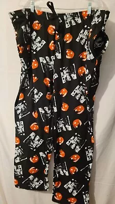 $5 • Buy HOT TOPIC SZ 4 HALLOWEEN Black Pajama Bottoms Washed Unworn A++ Cond