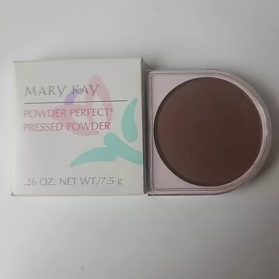 Mary Kay Powder Perfect Pressed Powder Ebony Bronze 6254 New In Box Discontinued • $12.99