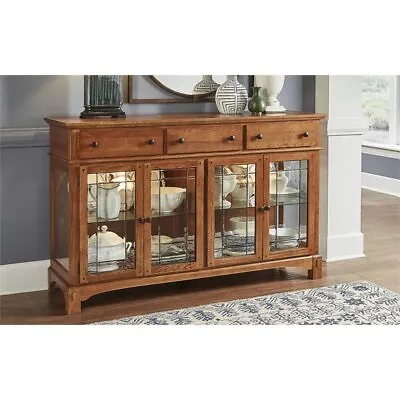 Bowery Hill Sideboard In Mission Oak • $2269.92