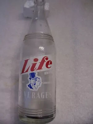Vintage Life Beverages One Pint 10 Ounce Glass Bottle 1904 • $9.99