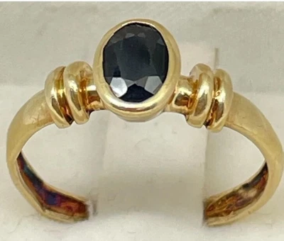 Stunning 9K Yellow Gold 0.50ct Deep Red Ruby Ladies Engagement Ring 9ct 375 10K • $129