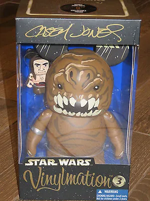 New Disney Vinylmation Star Wars Series 3 Rancor 9  & Keeper 3  SIGNED Figure • $26.70