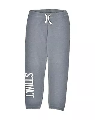 JACK WILLS Womens Graphic Tracksuit Trousers Joggers UK 8 Small Grey JS06 • £11.95