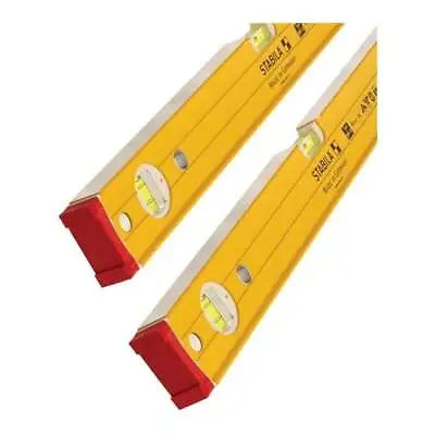 £87.95 • Buy STABILA 96-2 Spirit Level 120cm Or 60cm / 4ft Or 2ft Or Twin Pack -Pick Size HD