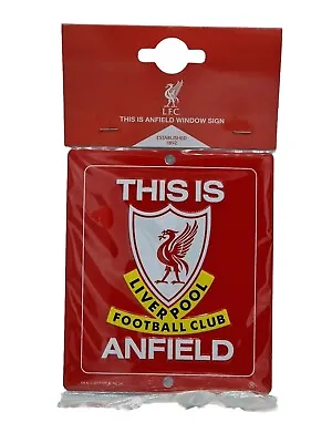   Liverpool Football Club Official Metal  Window Sign. • £5.99