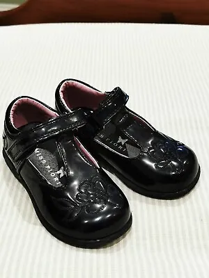 Miss Fiori Girls Black Shoes Size 6 New Without Tags  • £6.99