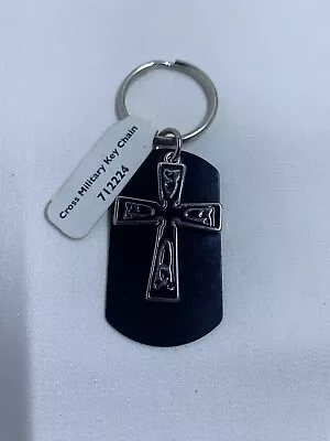 Jesus Cross Christian USA Military ID Dog Tag / Keychain • $5