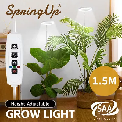 72 LED Grow Light Plant Growing Full Spectrum Dimmable Indoor Plants Ring Lamp • $27.99