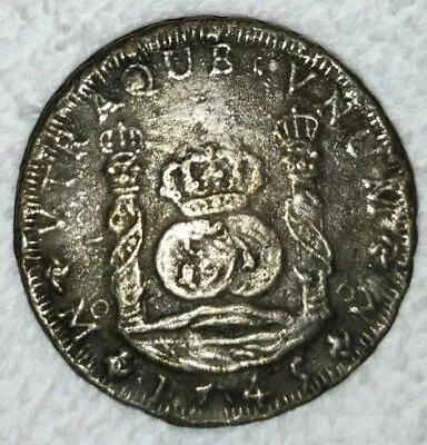 1745 Mexico 8 Reales GVF Grade • $1395