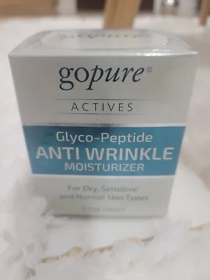 Gopure Actives Glyco-peptide Anti Wrinkle Moisturizer 1.7oz 50ml. Free Shipping. • $29.99