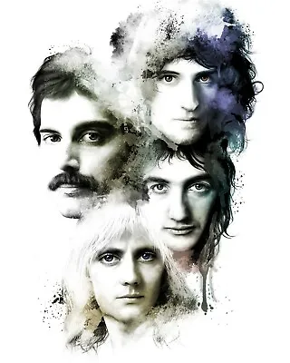 Queen Rock Band A3 Poster Print • £7.99