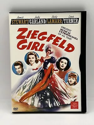 Ziegfeld Girl (DVD 1941) James Stewart Lana Turner Judy Garland Like New • $2.95