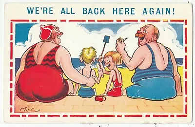Vintage Comic Seaside Postcard By Inter Art #c549 • £1.15
