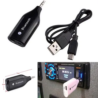 Car 3.5mm Aux Adapter USB Cable 3.0 Wireless Bluetooth Audio Stereo Receiver • $10.35