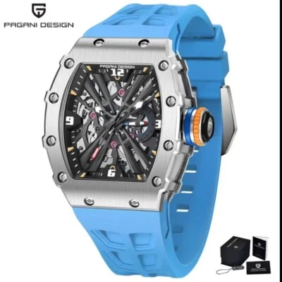 £109.99 • Buy 2023 Pagani Design Watch PD1738 Men's VH65 Rubber Strap