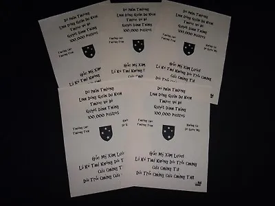 Vietnam War 5 VC Propaganda Leaflets Against US 23rd INFANTRY DIVISION *Unused* • $7.31