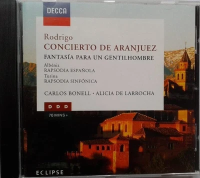 £1.45 • Buy Joaquín Rodrigo : Rodrigo: Concierto De Aranjuez CD  9 Tracks VGC