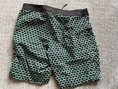 J. Crew Eco Board Shorts Men’s 33 Geometric Print AH842 Swim Trunks • $6.80