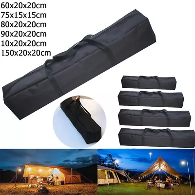 Portable Canvas Tent Pole Carry Bag Camping Canopy Tool Storage Pouch Handbag AU • $9.10