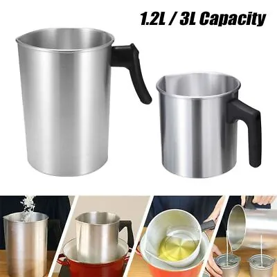 Candle Melting Pot Wax Cup Melt Tool Home Soap Chocolate Making Pitcher Jug UK • £10.21