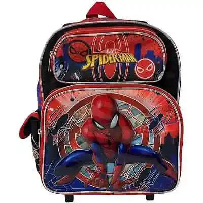 Marvel Spiderman 12  Toddler Rolling Backpack For Boy's- Heroes • $29.99