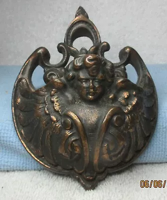 $16.50 • Buy Antique Victorian Lady Face Cast Iron Match Safe Holder