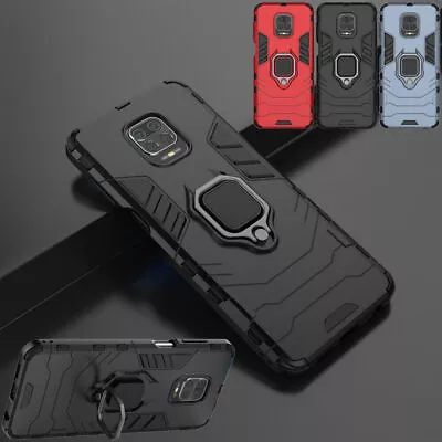 Shockproof Ring Case Cover For Xiaomi Redmi Mi Note 10 11 12 8 9s Pro Max+Plus • £5.83