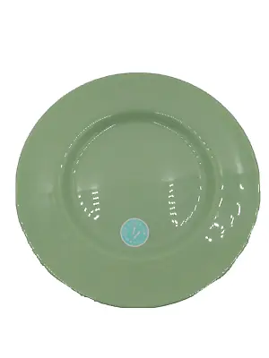  Martha Stewart JADEITE GLASS  ROUND PLATTER Plate 13  Charger • $24.99