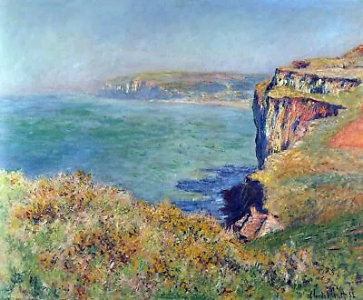 Cliffs At Varengeville By Claude Monet Art Painting Print • $16.99