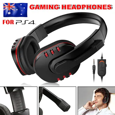$15.85 • Buy 3.5mm Adjustable Headband Gaming Headset Headphone Wired For Sony PS4 Xbox One
