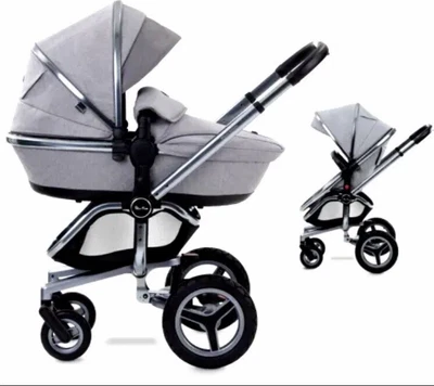 £349 • Buy Silver Cross SURF 2in1 Pushchair With Carrycot - Special Edition Rock New Boxed