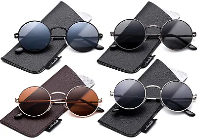 John Lennon Polarized Sunglasses Round Vintage Hippie Retro Circular Sunglasses • $15.99
