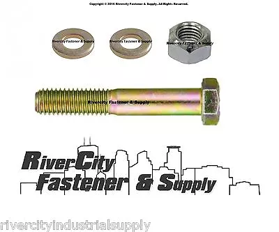 (1) 1/2 X 5 Chevy / GM S10 Truck Leaf Spring / Shackle Bolt & Lock Nut & Washers • $7.88