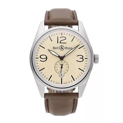 Bell & Ross BR 123 Original Beige 41mm Automatic Men's Watch BRV123-BEI-ST/SCA • $1799