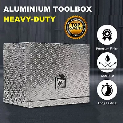 New Aluminium Toolbox Tool 62x40x50cm Ute Aluminium Storage Truck Trailer Lock • $329.99