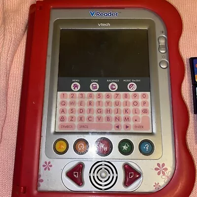 Vtech V.Reader Animated Learning Tablet 1156 With Battery Door And Five Games • $29.99