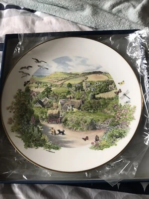 £7 • Buy Large Dinner Plate Size ROYAL WORCESTER Bodmin Summer Plate Boxed 1985 Unused