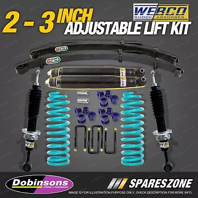 2 -3  Adjustable Lift Kit Shock Dobinsons Coil EFS Leaf For Ford Ranger PX 12-18 • $1480