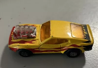 Matchbox Rolamatics 1973 Limited Edition Mustang Piston Popper Hot Popper Flame • $15